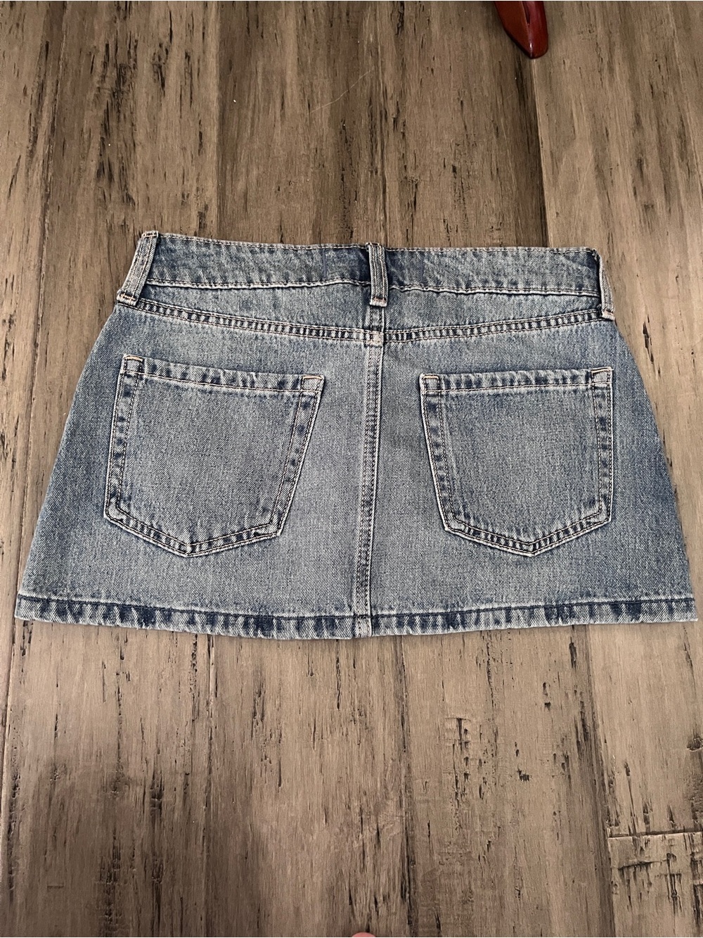 Hollister Light Blue Denim Mini Skirt - Picture 7 of 7